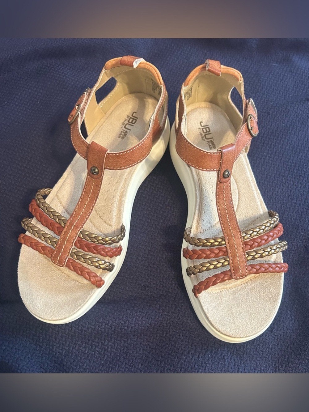JBU by Jambu Women's Prague T-Strap Sport Sandals - Picture 3 of 12